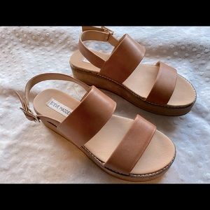 Steve Madden Teenie Sandal , Women Size 8, Tan